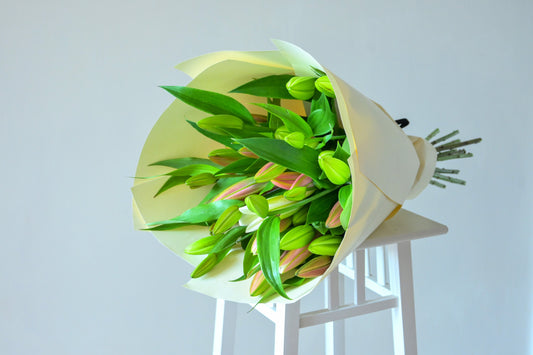 GoBush Florist Brisbane Handcrafted exclusively with premium, large-blooming Oriental lilies—without any greenery